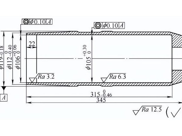 薄壁管类淬硬零件止口和螺纹加工技巧