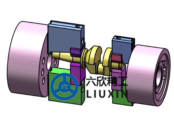 夹持偏心距工件夹具解决方案