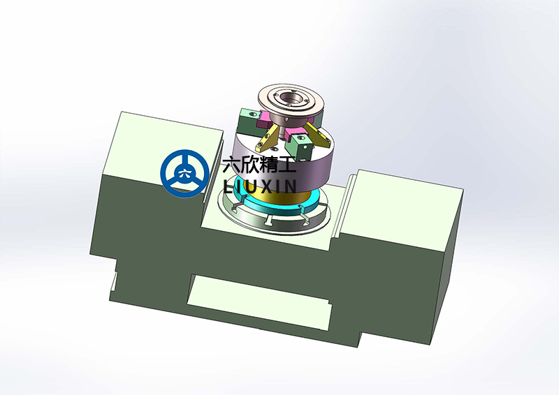 四轴加工斜孔夹具解决方案-1